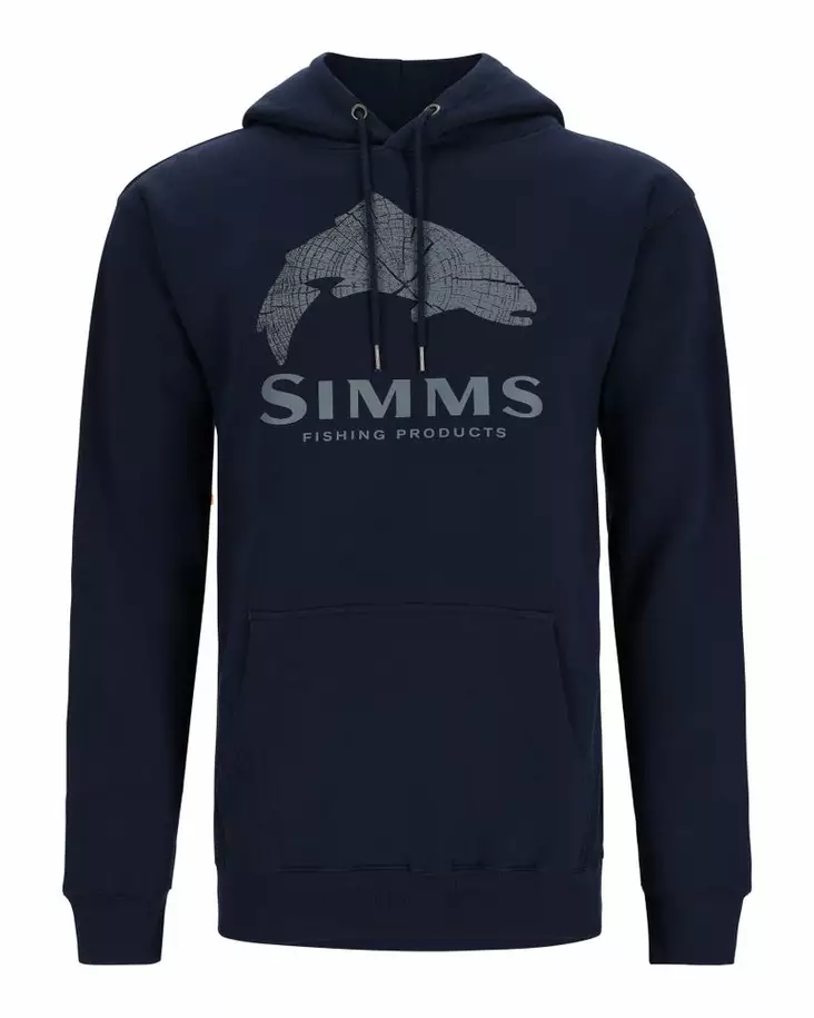 Simms Wood Trout Fill Hoody Navy - Hemden - 694264597576 - 1