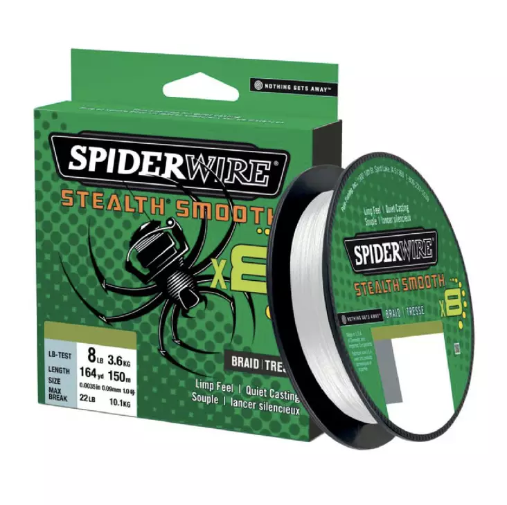 SpiderWire Stealth Smooth 8 White - Geflochtene Schnüre - 022021663866 - 1