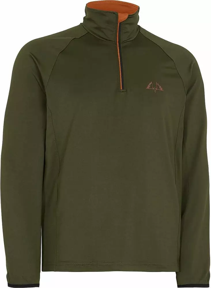 Swedteam Ridge Antibite Half-Zip M Green - Hemden - 7330144029036 - 1