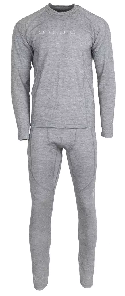 Vision Scout Merino Bamboo Set Grey - Unterhemd - 6417512842846 - 1