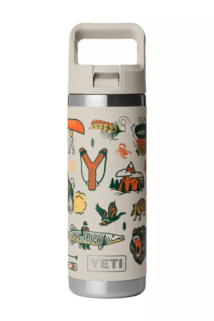 RAMBLER 18 OZ COLOUR STRAW BOTTLE CSC - Thermosflaschen und -becher - 888830659106 - 1