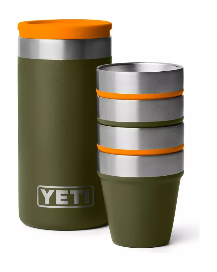 YETI SHOT GLASSES & CASE OLIVE/KCO - Thermosflaschen und -becher - 888830628416 - 1