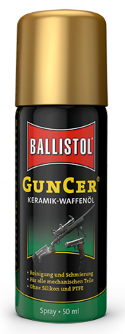 Ballistol GunCer Gun Oil 50ml - Waffenöl und Schmierstoffe - 4017777221657 - 1