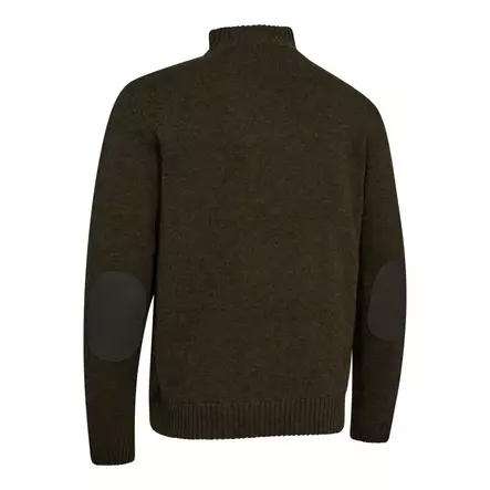 Deerhunter Finley ½-Zip Knit Woodland Melange - Hemden - 5702827248997 - 2