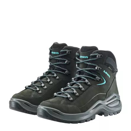 Lowa Renegade EVO GTX MID Ws Asphalt/Turquoise - Wanderschuhe - 4063606614077 - 2