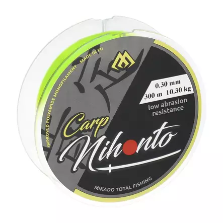 Mikado Nihonto Carp 300m Fluo Yellow - Monofile Schnüre - 5900637103257 - 2