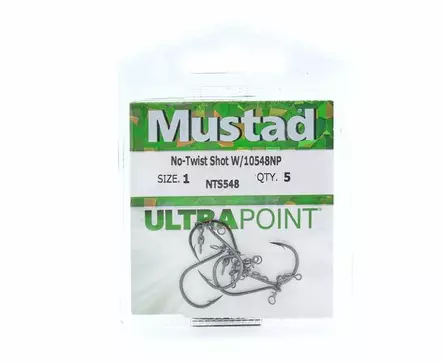Mustad NTS548 Ultrapoint 2/0 DropShot - Jig-Haken - 023534423947 - 2