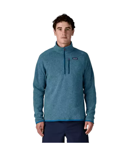 Patagonia M´s Quarter Zip Better Sweater Aquatic Blue - Fleece-Hemden - 198077570127 - 2