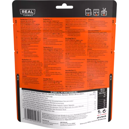 Real Turmat Thai Red Curry - Campingmahlzeiten - 7036480052317 - 3