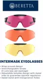 Beretta InterMask Shooting Eyeglasses - Schießbrillen - 8051832689477 - 3