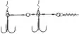BKK Chain-21 Stinger Rig - Jig-Haken - 6941780952537 - 1