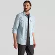 Craghoppers Ms NosiLife Adventure Long Sleeve Shirt III Niagara Blue - Hemden - 5063260001427 - 3