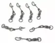 Mustad Fastach Clip BB #3 7kpl - Karabiner und Wirbel - 023534424227 - 1