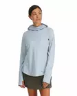 Simms Womens SolarFlex Cooling Hoody Steel Blue - Sweatshirts - 694264639337 - 3