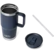 Yeti Rambler 20 OZ Travel Straw Mug Navy - Isolierte Flaschen und Becher - 888830503867 - 3