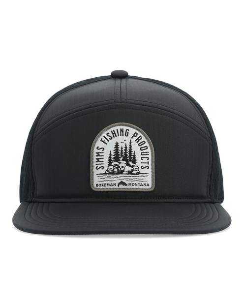 Simms 7-Panel Tech Trucker Black - Kappen, Mützen und andere Hüte - 694264598757 - 1