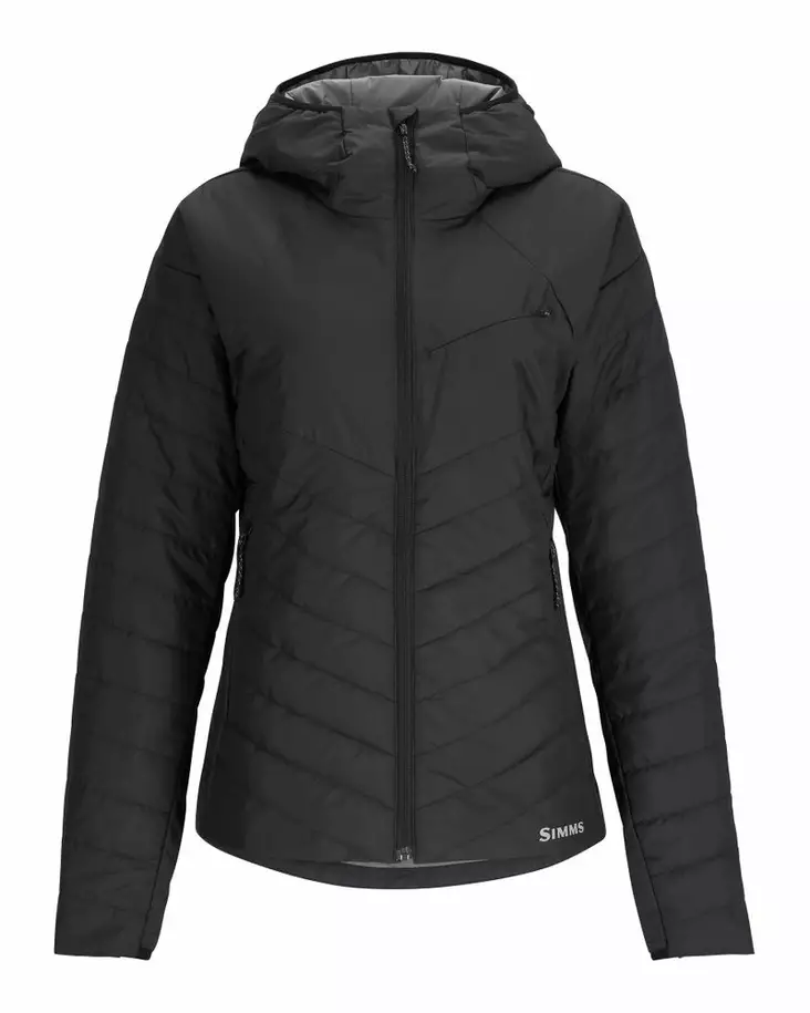 Simms Women's Fall Run Hoody Black - Isolierte Jacken - 694264687697 - 2