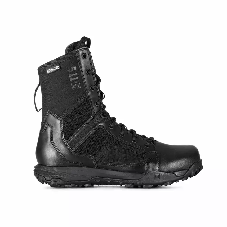5.11 A/T 8 Side Zip Waterproof Black - Taktische Stiefel und Schuhe - 888579879827 - 1