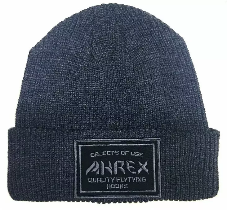 Ahrex RK Woven Patch Beanie Dark Grey - Mützen - 655043968307 - 1