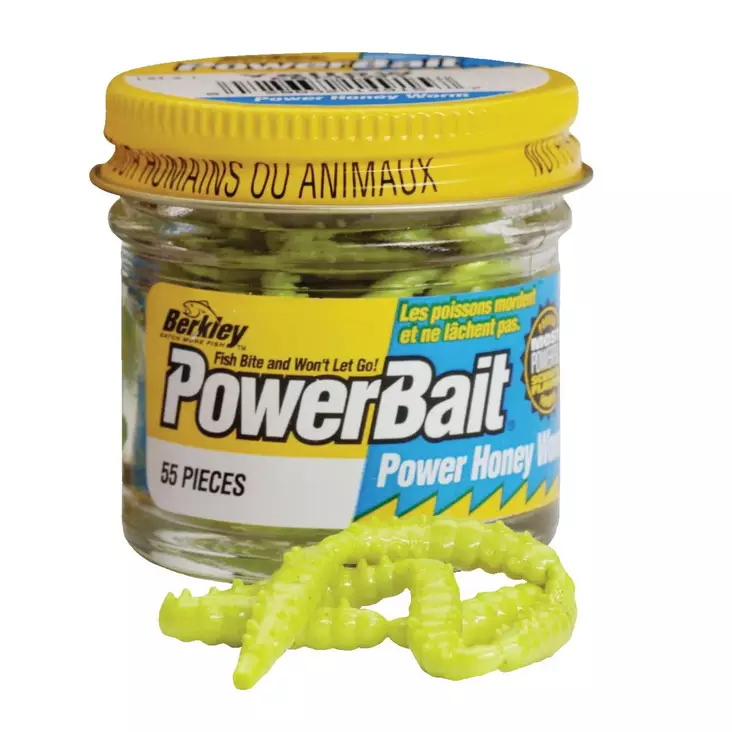 Berkley Powerbait Honey worm paksu toukka keltainen - Köder - 028632149157 - 1