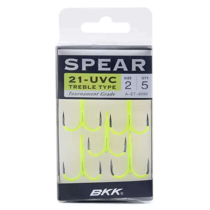 BKK Spear-21 UVC Treble Fl. Chartreuse - Haken - 6941780919387 - 1