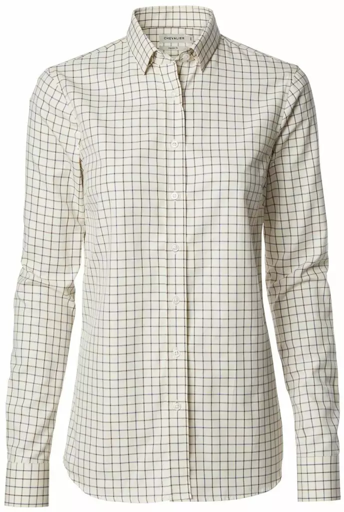 Chevalier Sheppey Shirt Women Chestnut Tattersall - Hemden - 808491155687 - 1