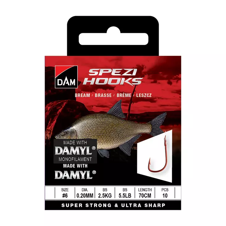 DAM Spezi Bream #14 - Fertige Hakenvorfächer - 5706301664747 - 1