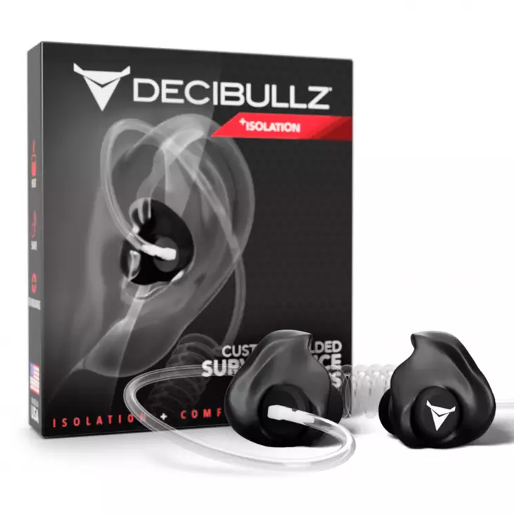 Decibullz Custom Molded Surveillance Earpieces - Gehörschutz - 850006148547 - 1