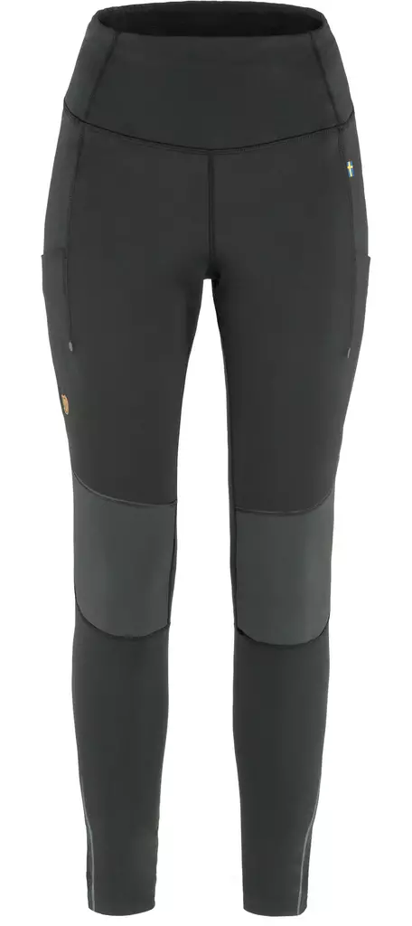 Fjällräven Abisko Värm Trekking Tights Black- Iron Gray - Jagdhosen für Frauen - 7323450786977 - 1