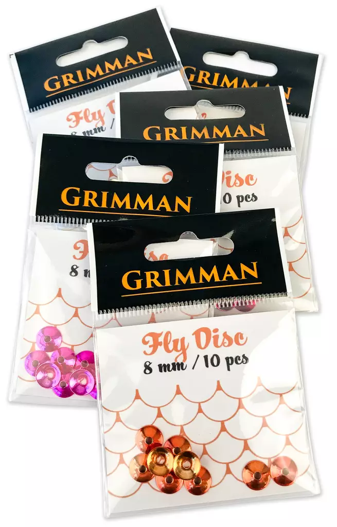 Grimman Fly Disc 8mm 10pcs - Kegelköpfe - 11808027 - 1