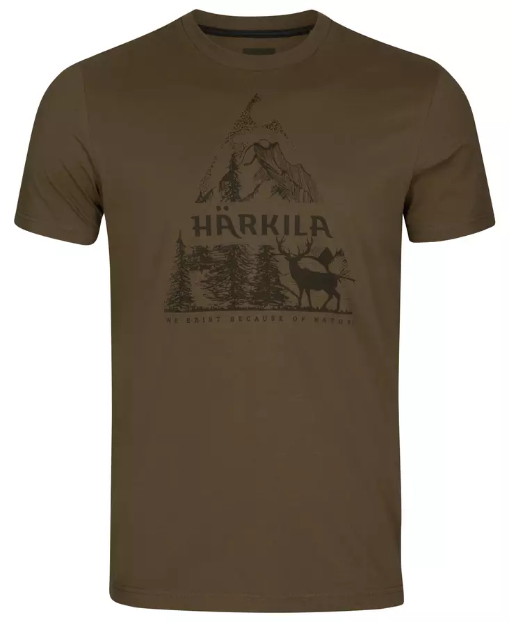 Härkilä Nature S/S T-Shirt Willow Green - Hemden - 5714733635617 - 1