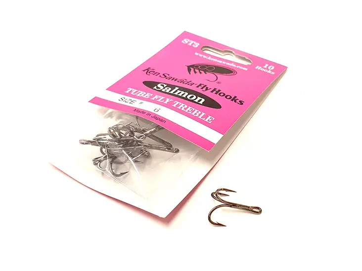 Ken Sawada ST3 Salmon Tube Fly Treble - Rohrfliegenhaken - 6438407006907 - 1