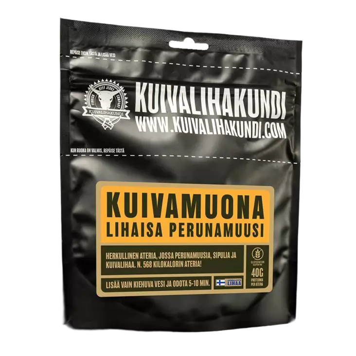 Kuivalihakundi Kuivamuona Lihaisa Perunamuusi 135g - Campingmahlzeiten - 6430063302997 - 1