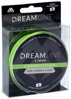 Mikado Dreamline Fluo Green 150m - Geflochtene Schnüre - 5900637029847 - 1