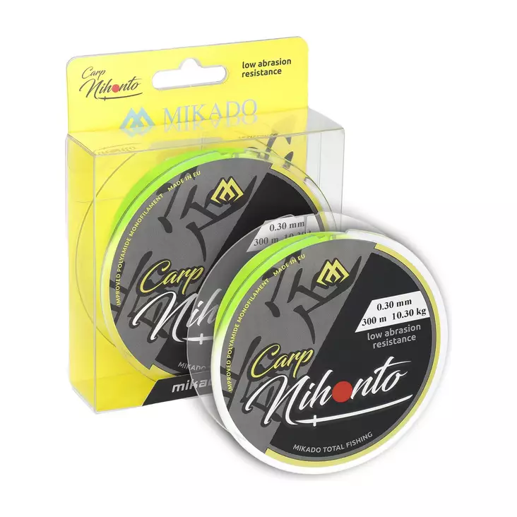 Mikado Nihonto Carp 300m Fluo Yellow - Monofile Schnüre - 5900637103257 - 1