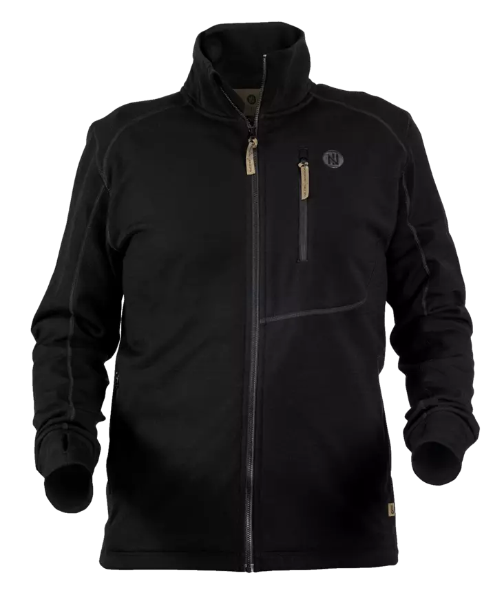 Nordhunt Talbot Wool Cardigan Black - Hemden - 5740032601527 - 1