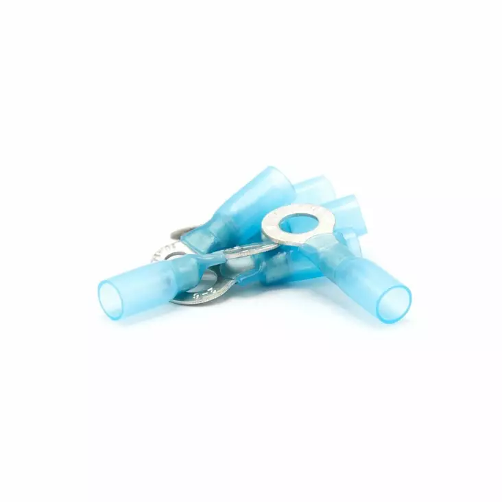 Oceanflex Heat Shrink Tubing ring terminal 1.5-2.5mm2 blue 6.4mm 100pcs - Kabel und Anschlüsse - 7332467288527 - 1