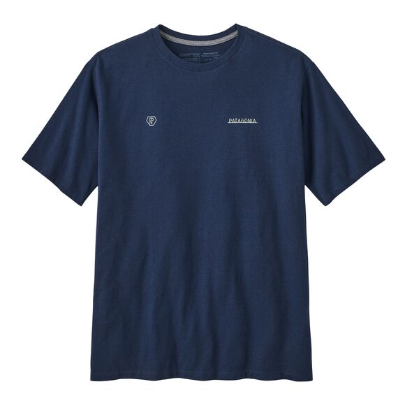 Patagonia M's Forge Mark Responsibili-Tee Lagom Blue - T-Shirts - 195699474697 - 1