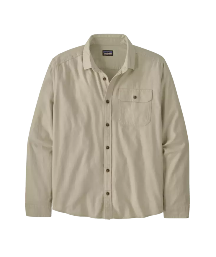 Patagonia M´s Long Sleeve Lightweight Fjord Flannel Shirt Pelican - Hemden - 198077809487 - 1