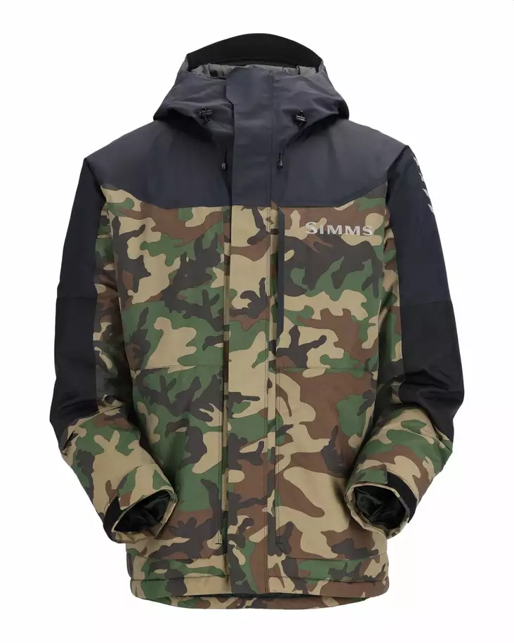 Simms Challenger Insulated Jacket Woodland Camo - Hardshells für Herren - 694264579107 - 1