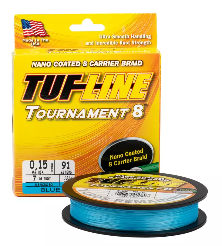 Tuf Line Tournament 8 Blue - Geflochtene Schnüre - 087852010807 - 1