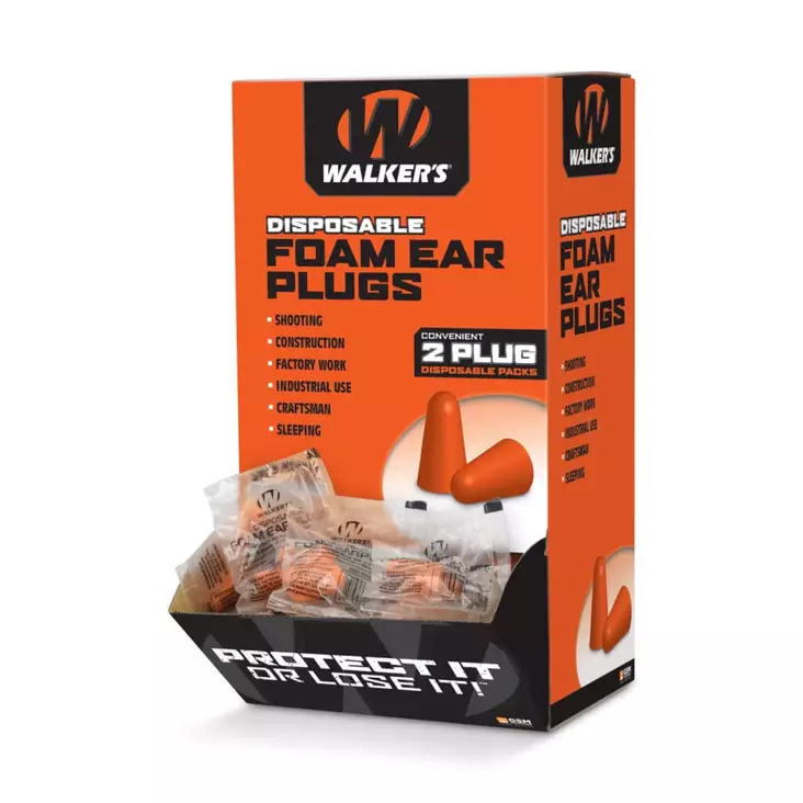 Walkers Foam Ear Plugs 200 Pair Box - Gehörschutz - 813628084907 - 1