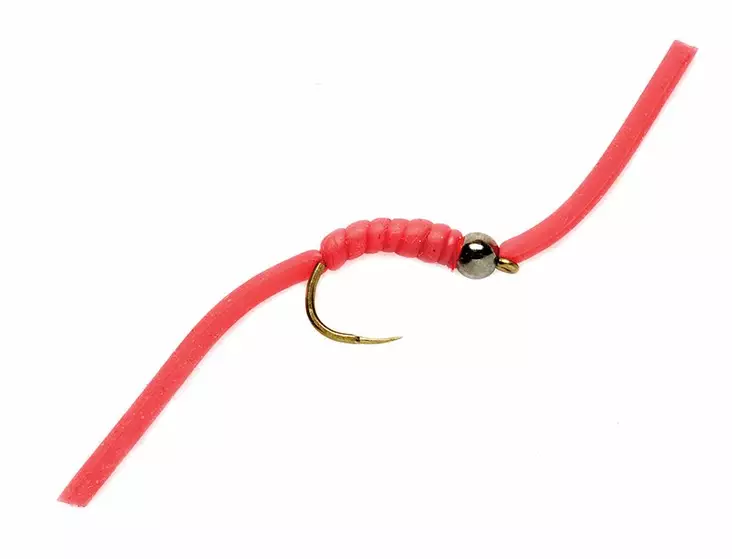 Wiggly Worm Red Barbless - Streamer und Wooly Buggers - 5054302048357 - 1