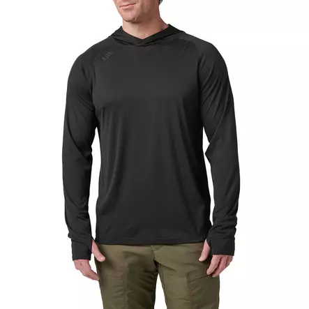 5.11 Sulli UV Hood L/S Black - Taktische Shirts - 888579661668 - 1