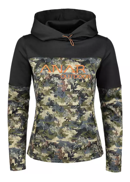 Anar Galda W's Camo Hoodies - Hemden - 6438014281018 - 2