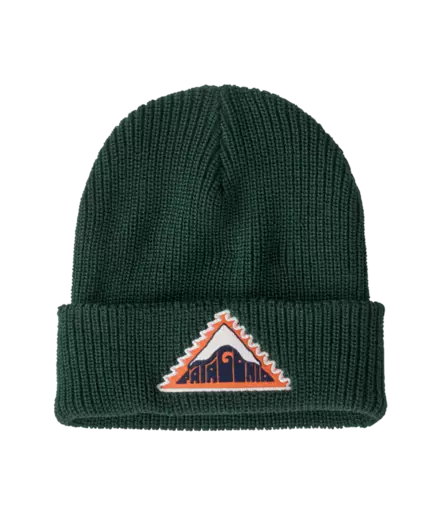 Patagonia Kids Logo Beanie Driftways Patch Cascade Green - Kappen - 198077432838 - 1