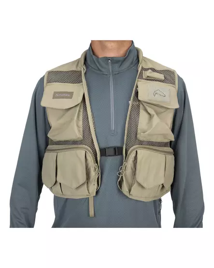 Simms Tributary Vest Tan - Fliegenfischen-Westen - 694264544228 - 2