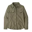 Patagonia W's Long-Sleeved Self-Guided Sun Shirt River Rock Green - - - 1