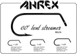 Ahrex 60 Degree Bent Streamer - Meerforellenhaken - 655043957028 - 3