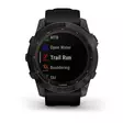Garmin Fenix 7X Sapphire Solar Black DLC Titanium with Black Band - GPS-Geräte und Wearables - 753759278328 - 7